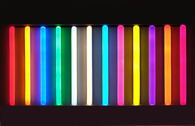 neon signs colours