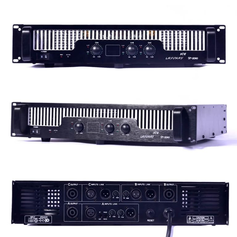 audio amplifier of 3 channel