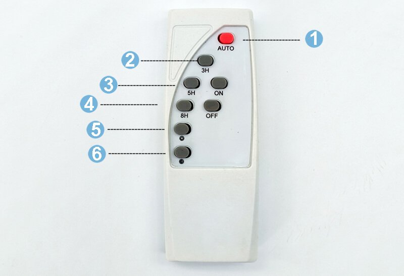 Solar lamp remote control