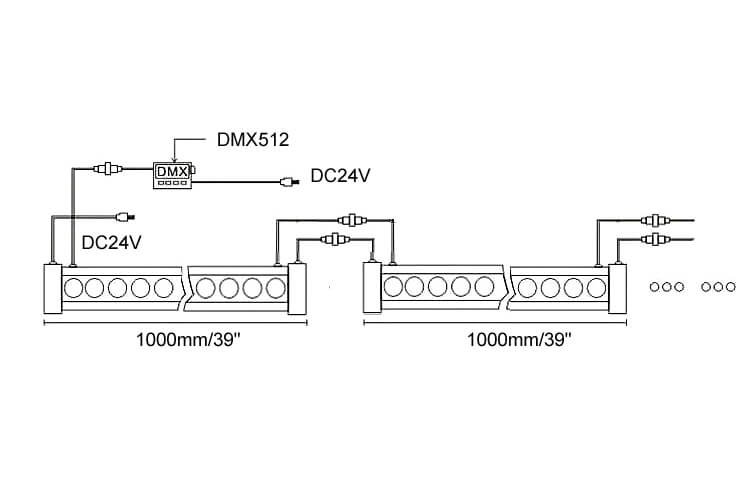 led light bar connection DC