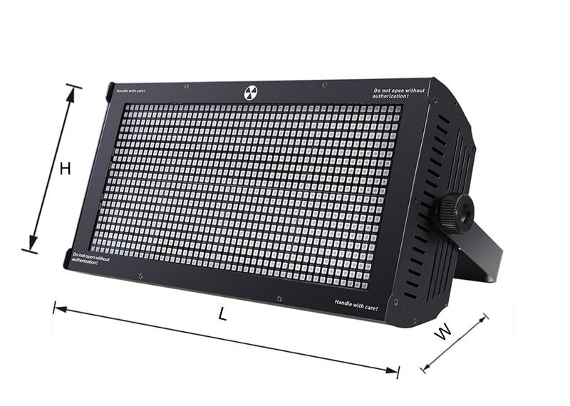 LED Strobe light size