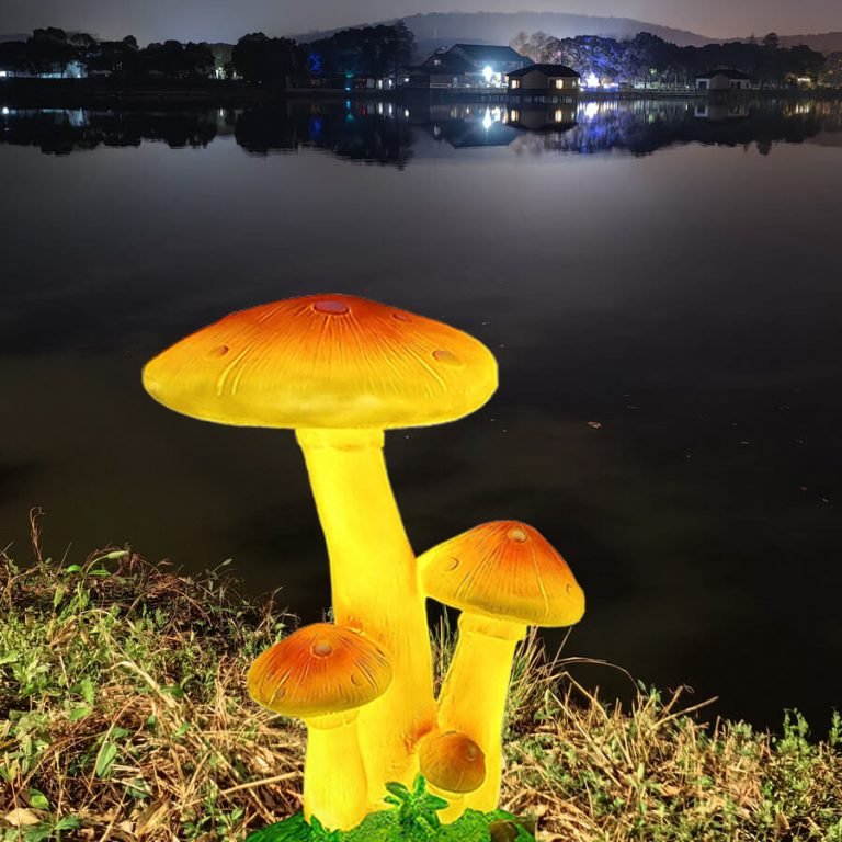 mushroom solar lights