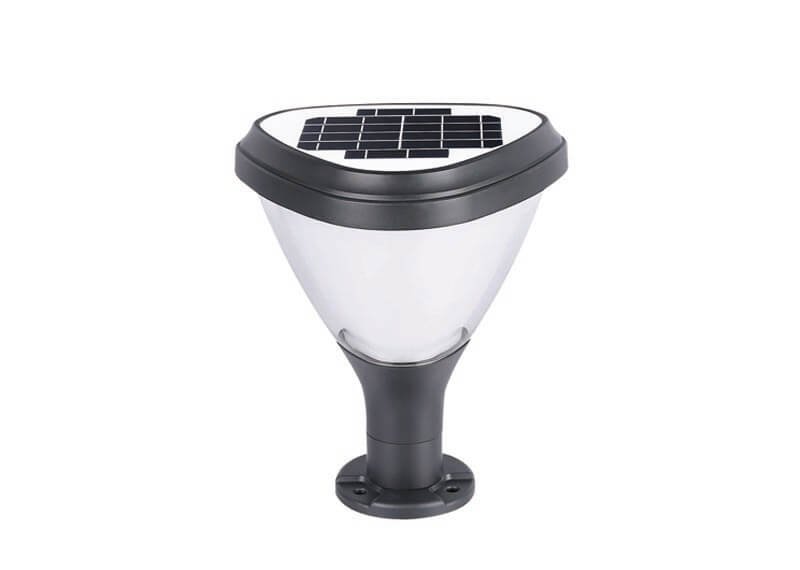 outdoor solar pillar light size 9