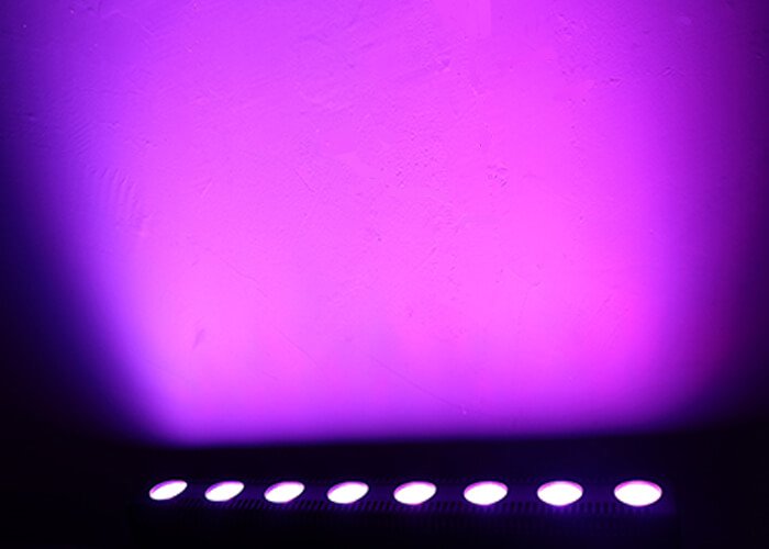 pink stage wash light