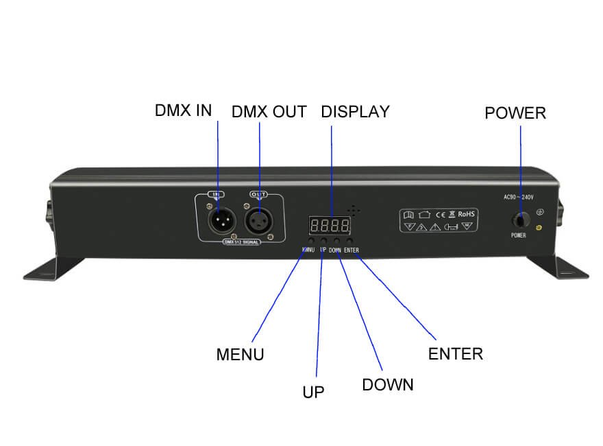 stage light bar detail