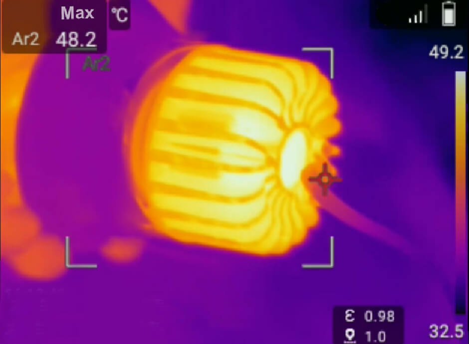 heat sink temperature test