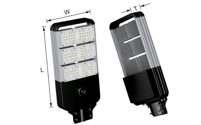 solar powered street light size 1