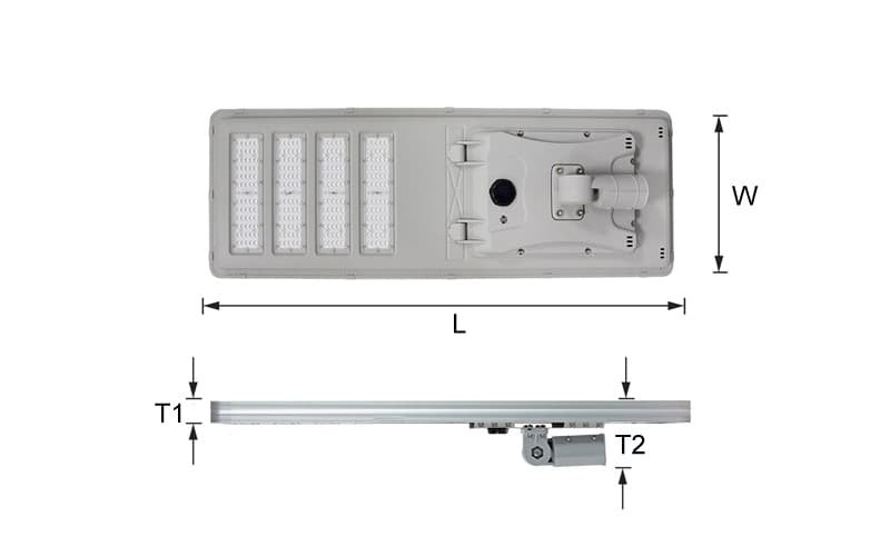 solar road light size 1