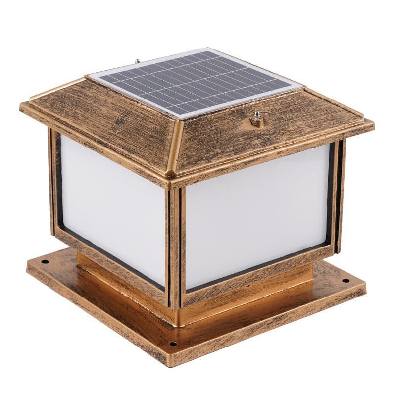 solar column lamp