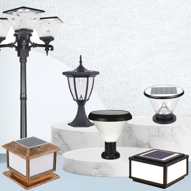 solar pillar lights 20