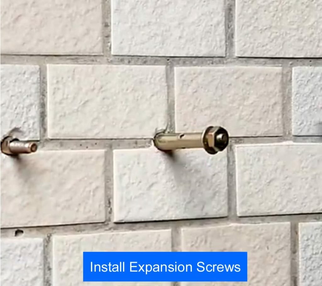 install expansion screws