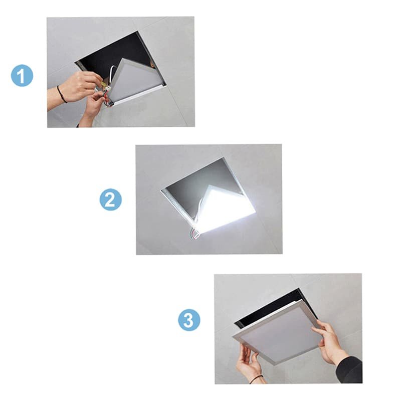 led panel light installation way 1