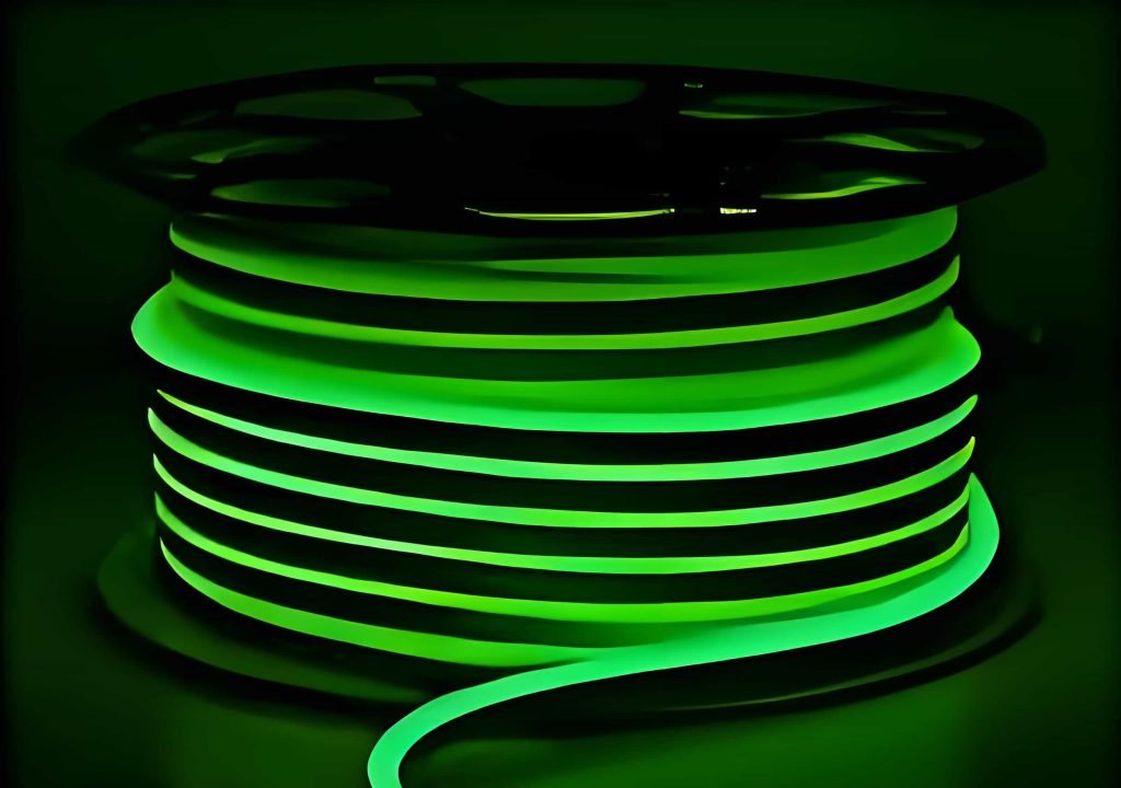 LED neon light green