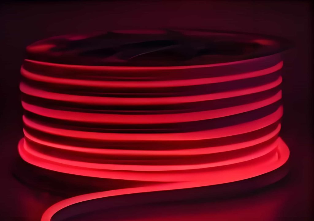 led neon light red